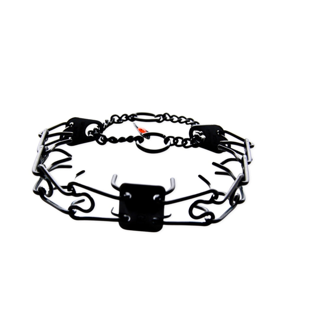 Herm Sprenger 2.25 mm black stainless steel prong training collar