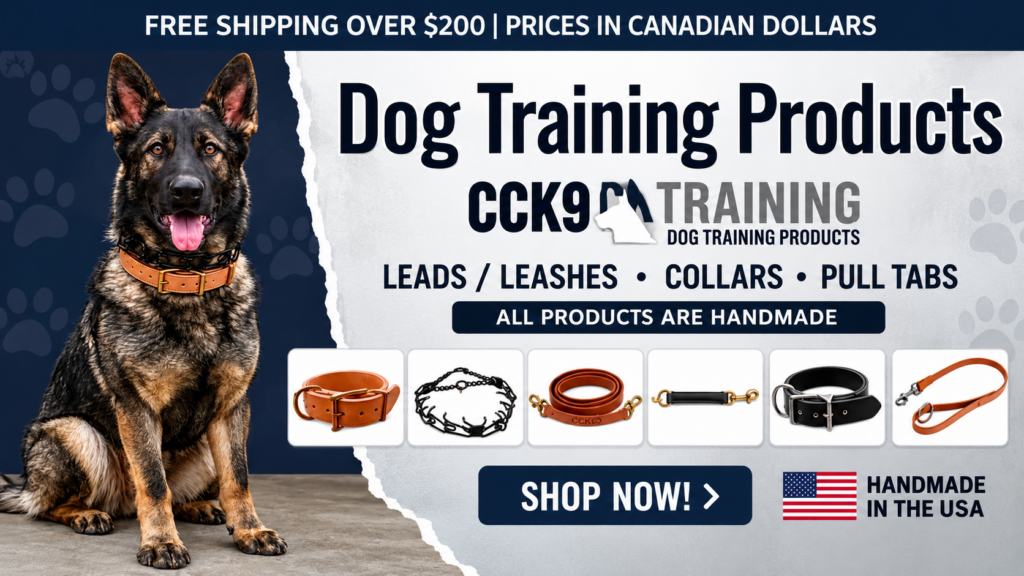 CCK9 dog training products available worldwide!